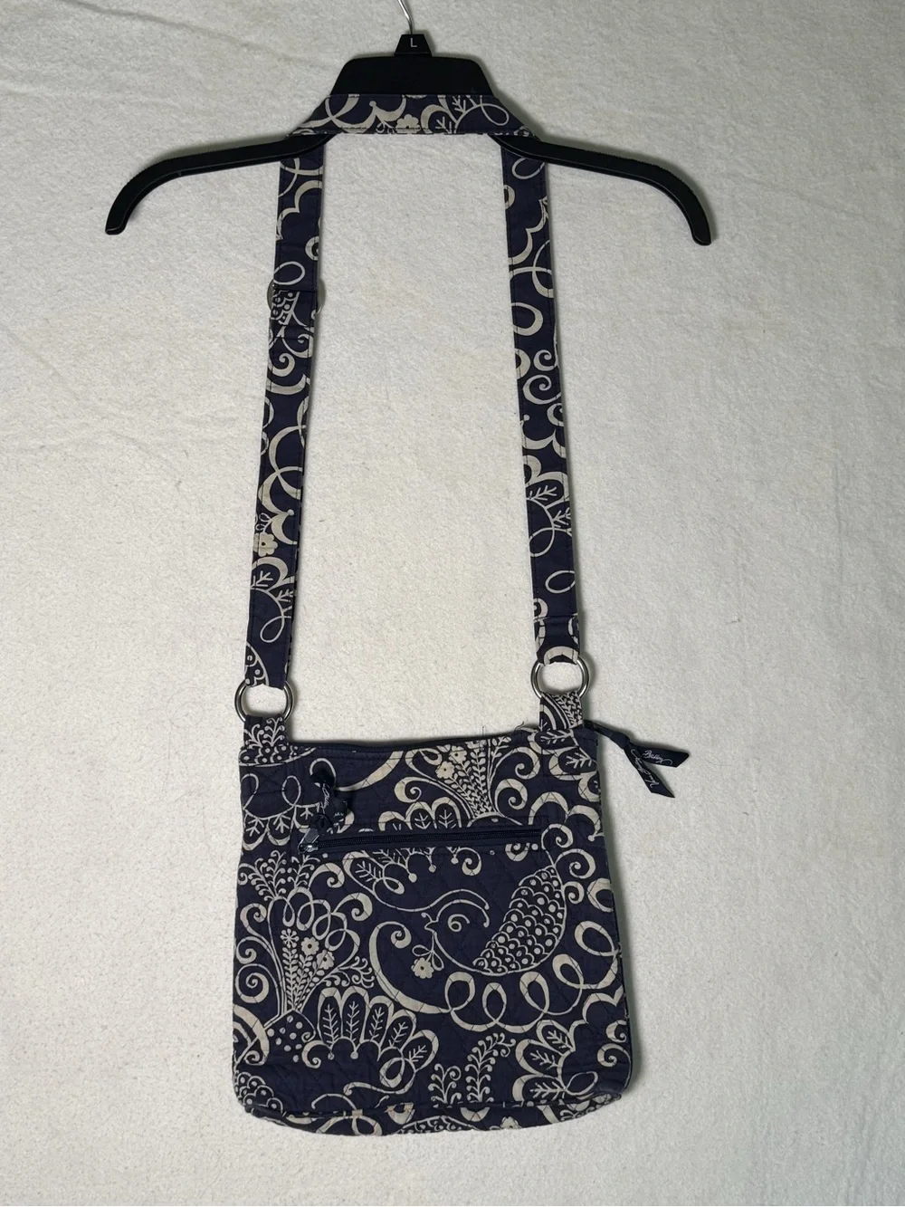 Vera Bradley Retired Twirly Bird Pattern Hipster Crossbody Bag - Picture 6 of 8